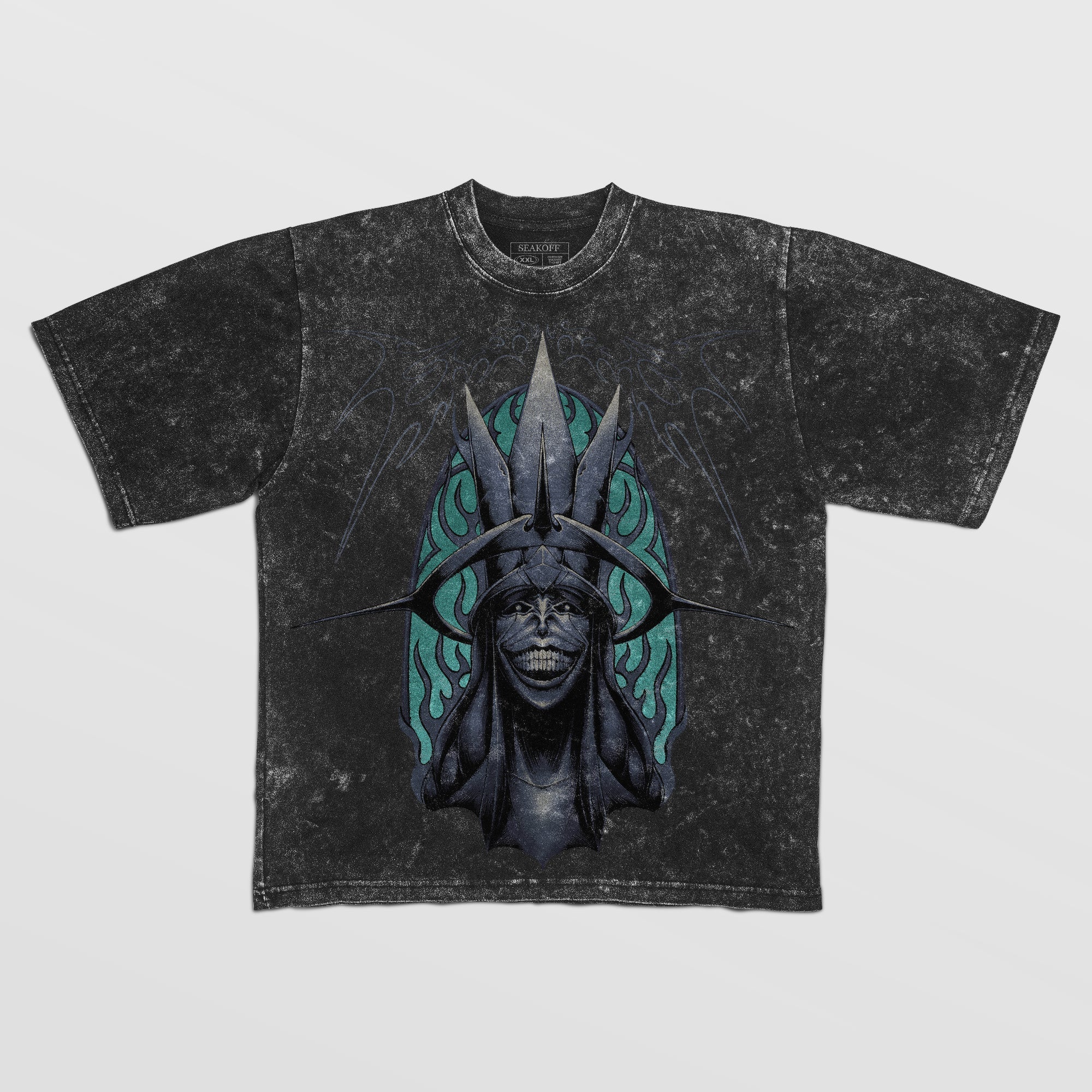Vintage Solo Leveling Anime Graphic Tee - Monarch of Frost Design | Premium Quality Shirt - Seakoff