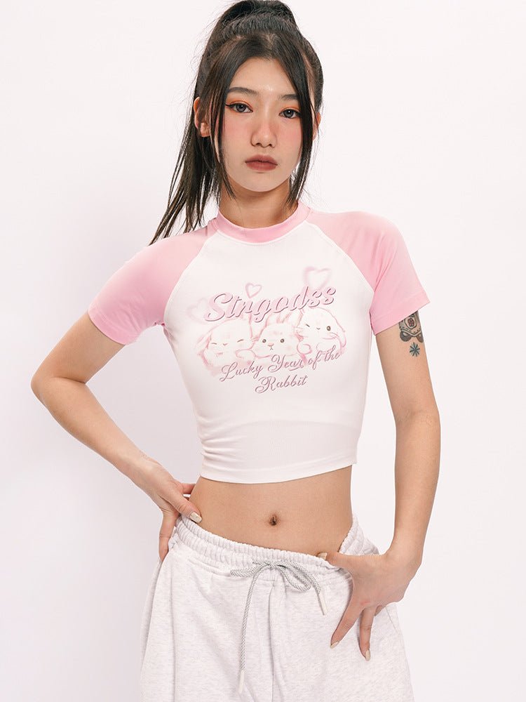 White Crop Tee - Seakoff