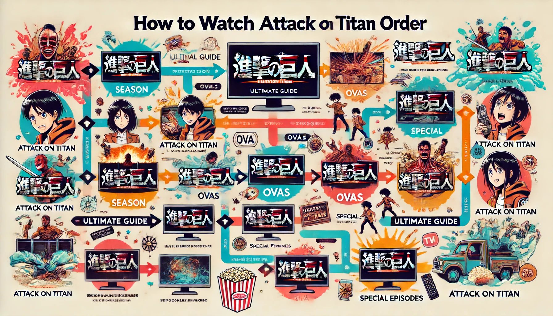 How to Watch Attack on Titan in Order? The Ultimate Guide from Long-Time Fans - Seakoff