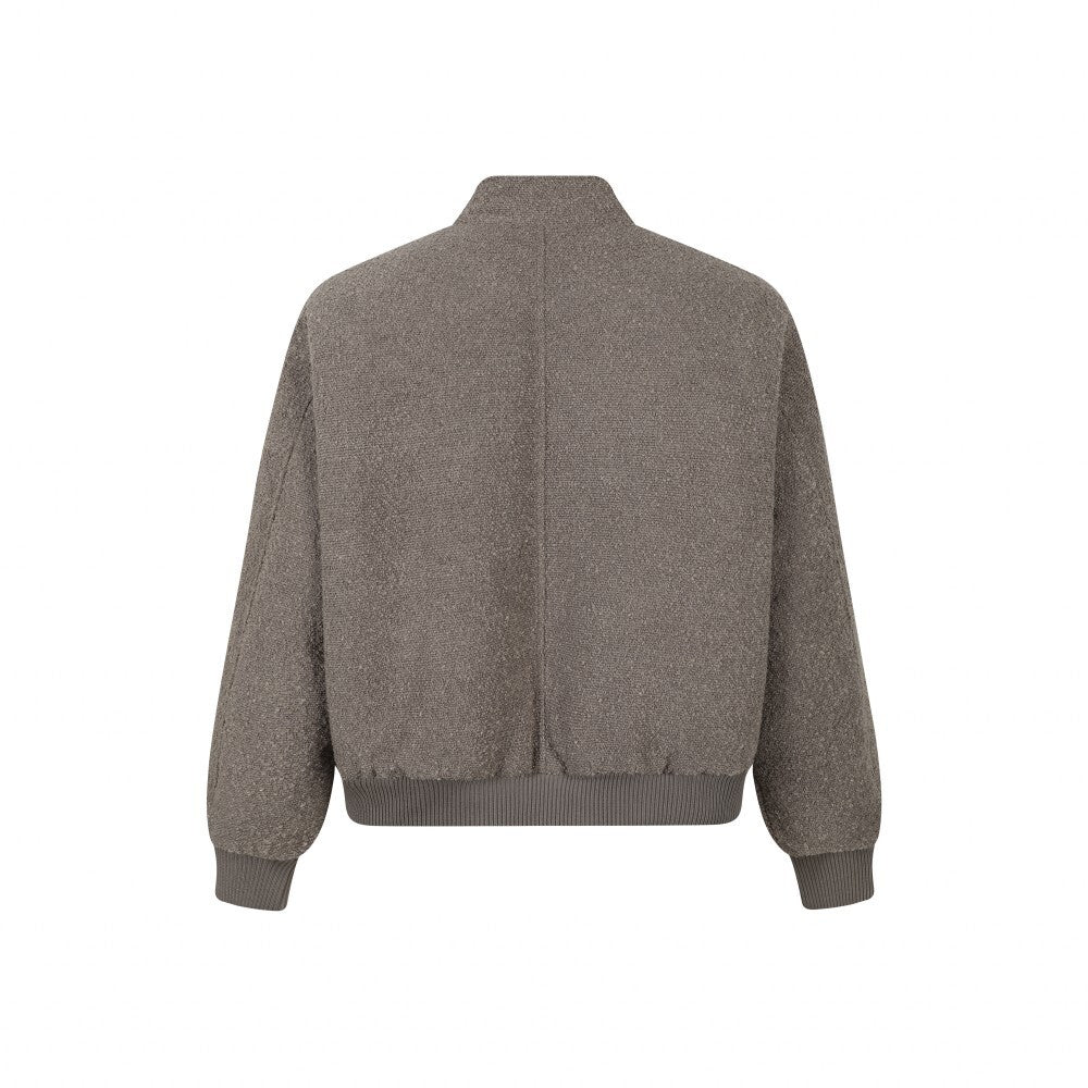 Omirad Textured Star Bomber Jacket | Streetwear Bomber
