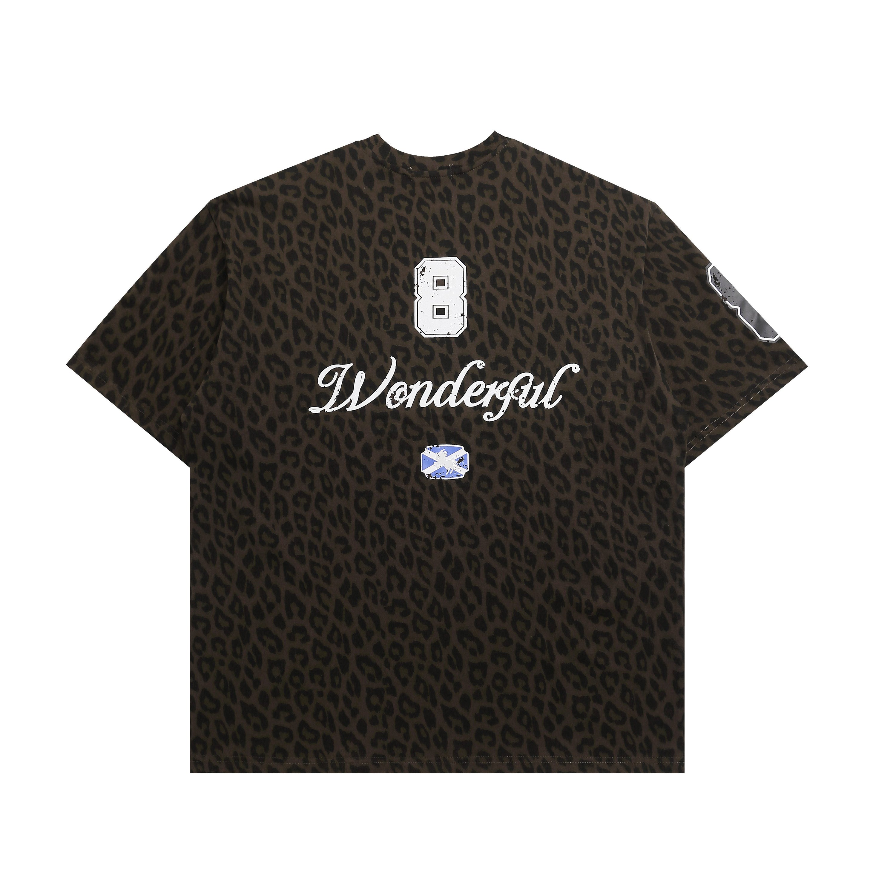 Omirad Leopard Print Graphic T-Shirt | Y2K Streetwear Tee
