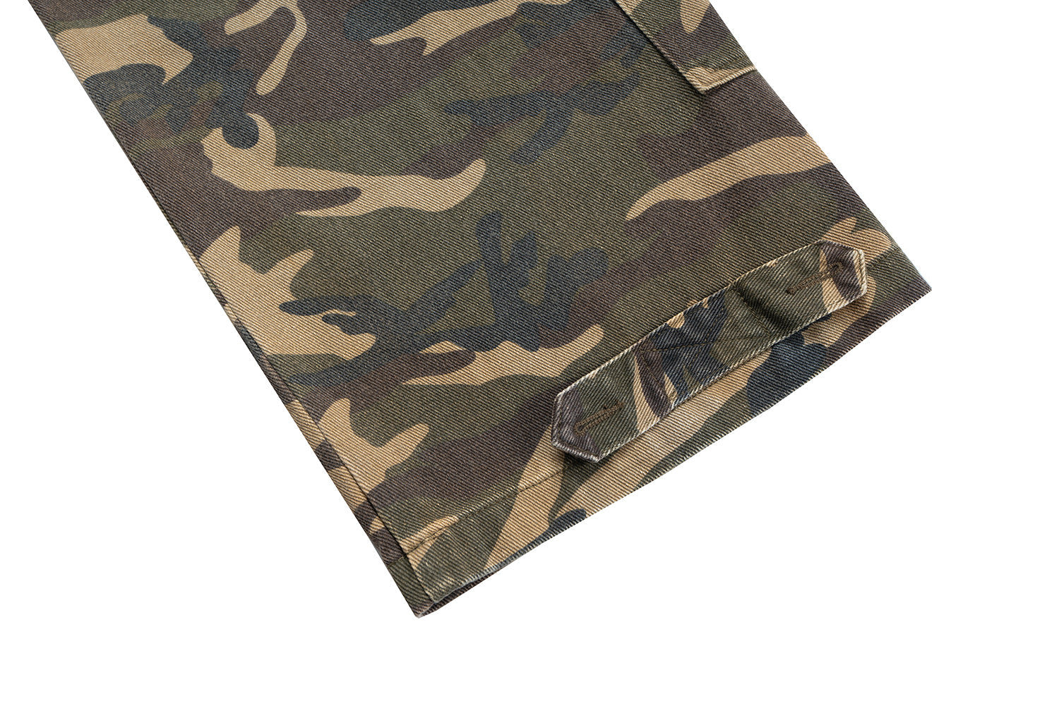 Omirad Layered Camo Denim Hybrid Cargo Pants
