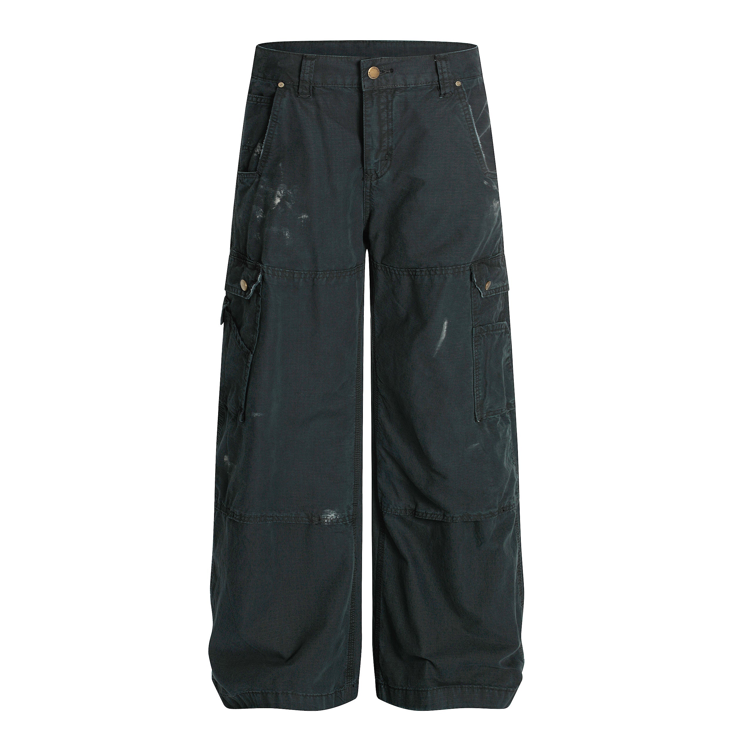 Omirad Distressed Cargo Pants | Wide-Leg Utility Streetwear
