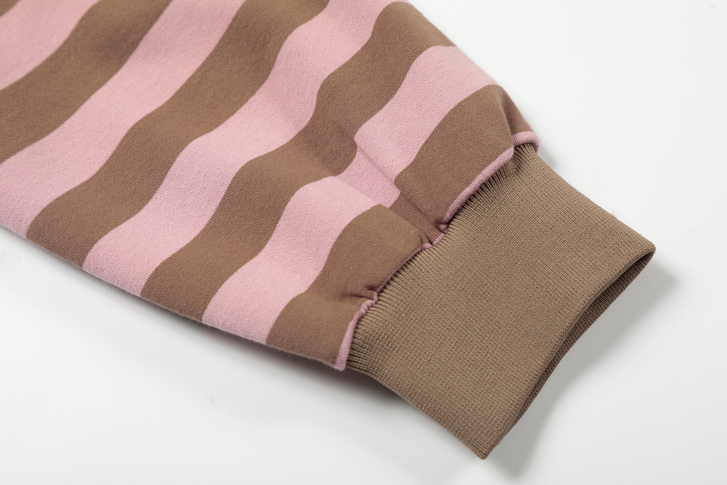 Striped Rugby Polo Hoodie | Contrast Hood Streetwear