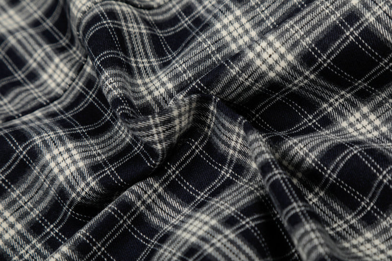 Omirad Plaid Hybrid Bomber Jacket | Contrast Sleeve Streetwear