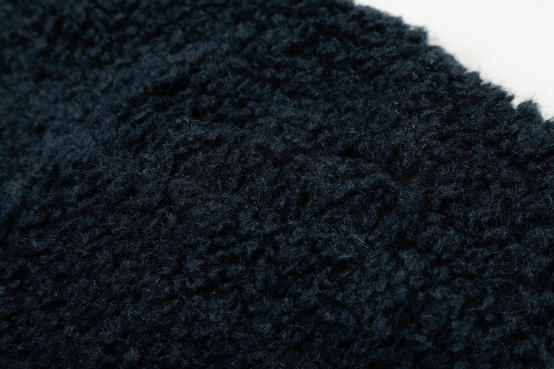 Reversible Sherpa & Striped Corduroy Jacket | Cropped Fit