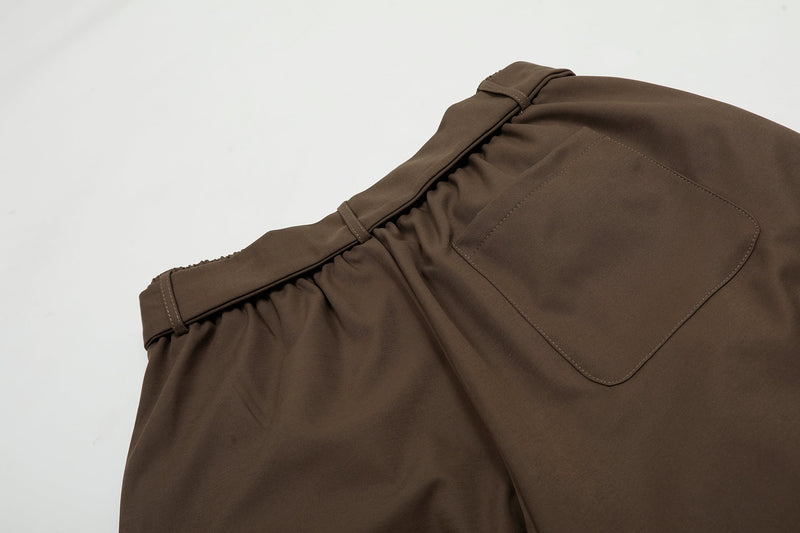 Omirad Asymmetric Wrap-Belt Wide-Leg Pants | SEAKOFF