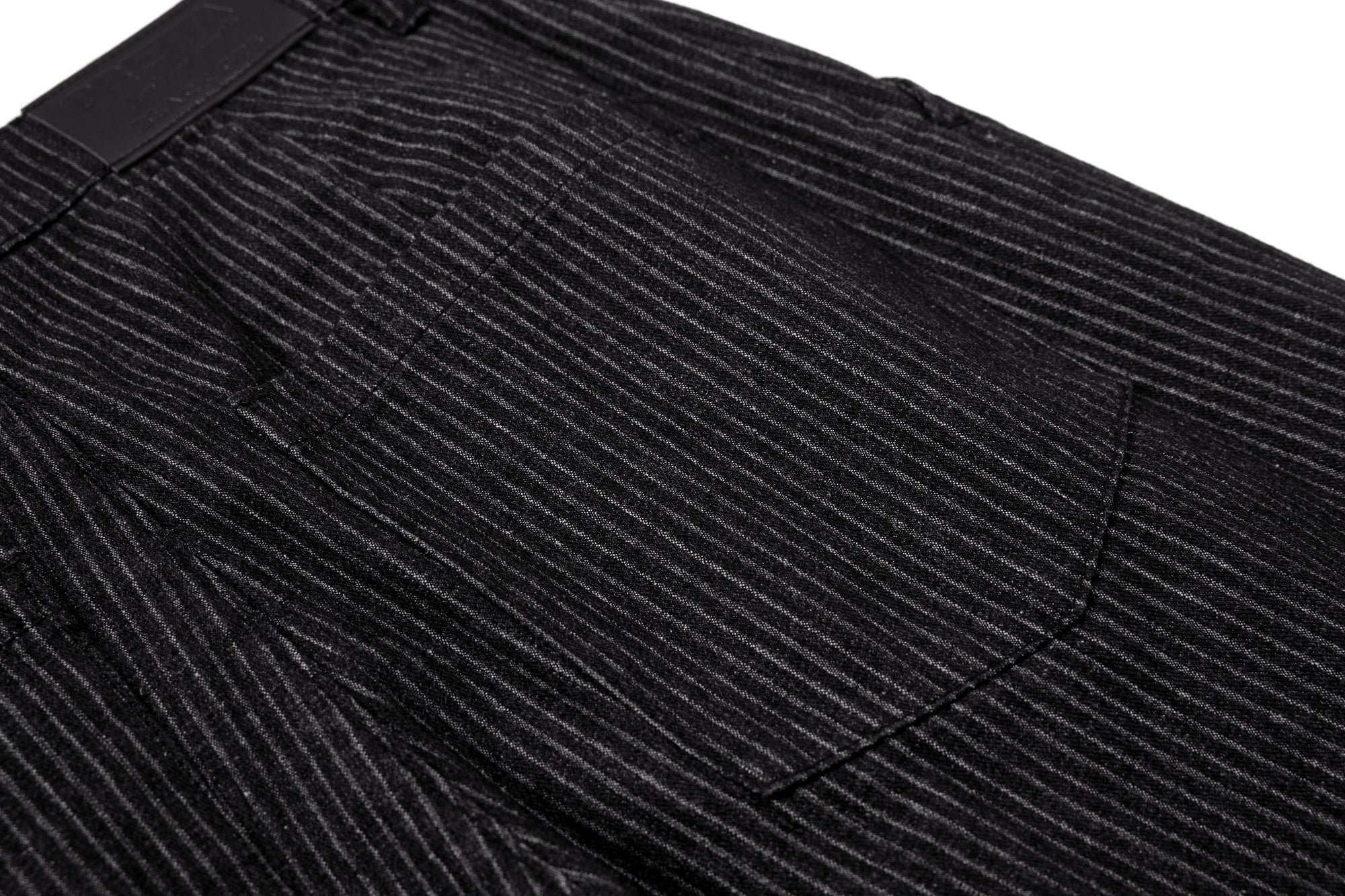 Omirad Pinstripe Barrel Trousers | Wide-Leg Pleated Pants