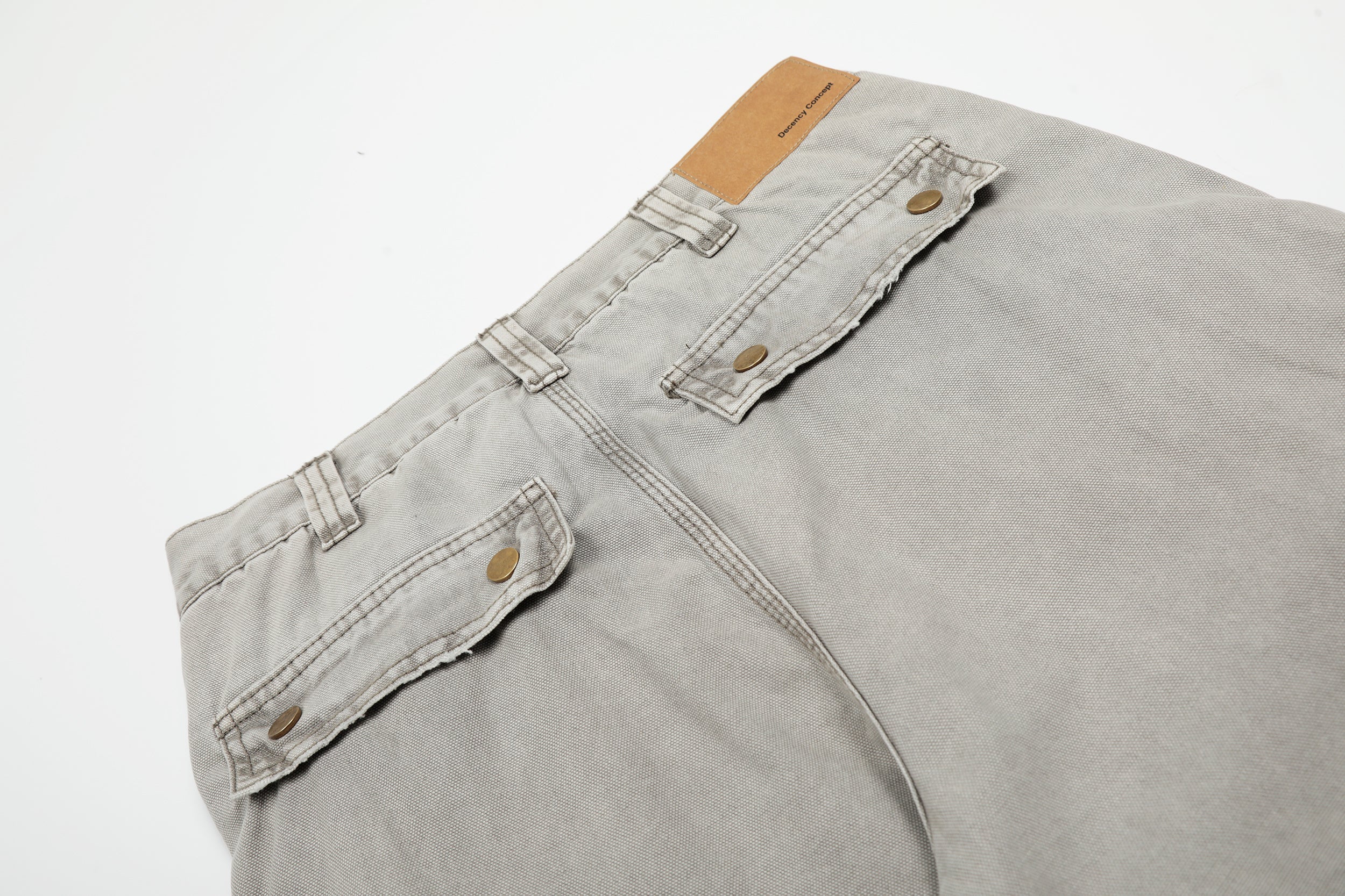 Omirad Vintage Washed Cargo Wide-Leg Pants | 100% Cotton