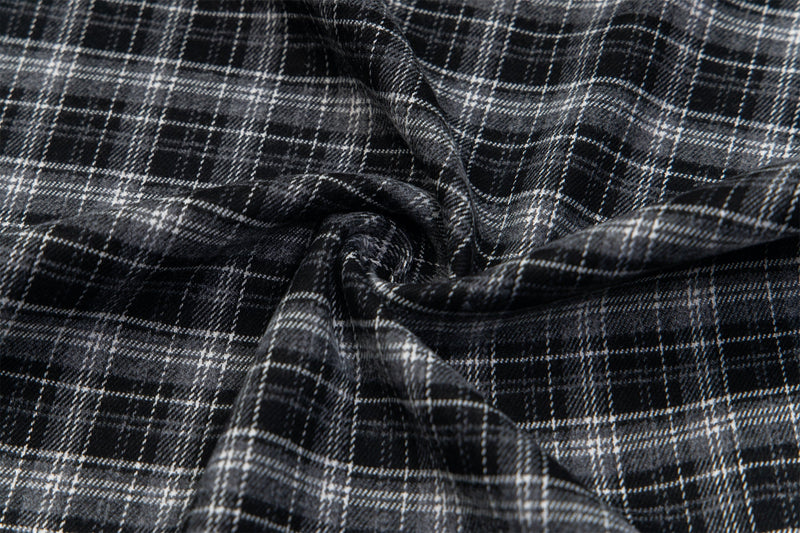Made No Choice Plaid Wide-Leg Lounge Pants | 100% Cotton