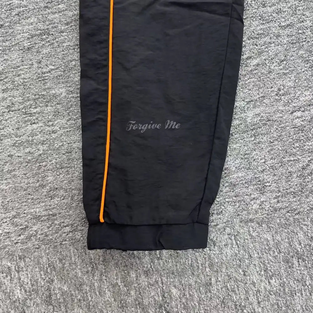 Syna World Black Orange Piping Jogger Pants