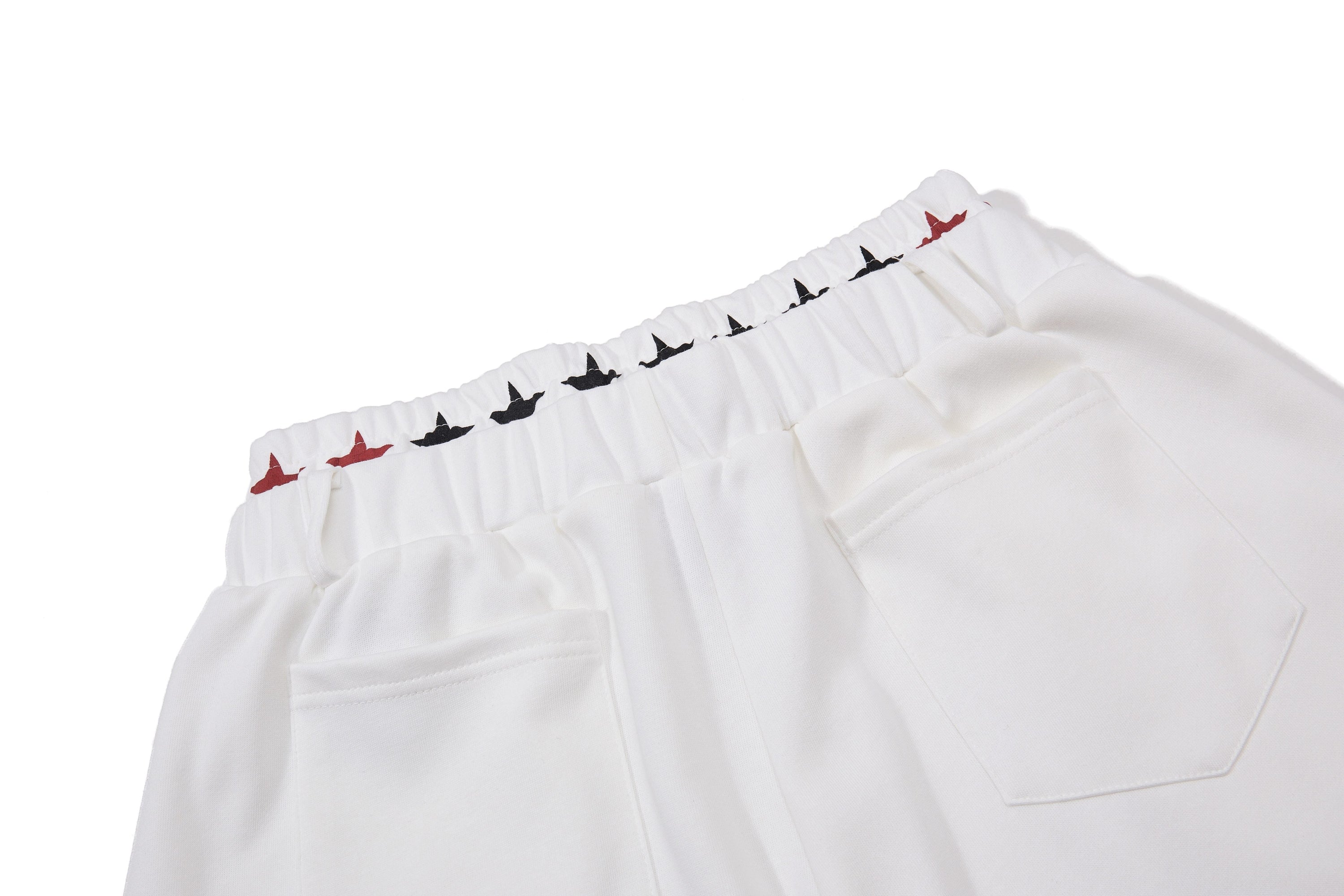 Omirad Vintage Stripe Graphic Wide-Leg Sweatpants