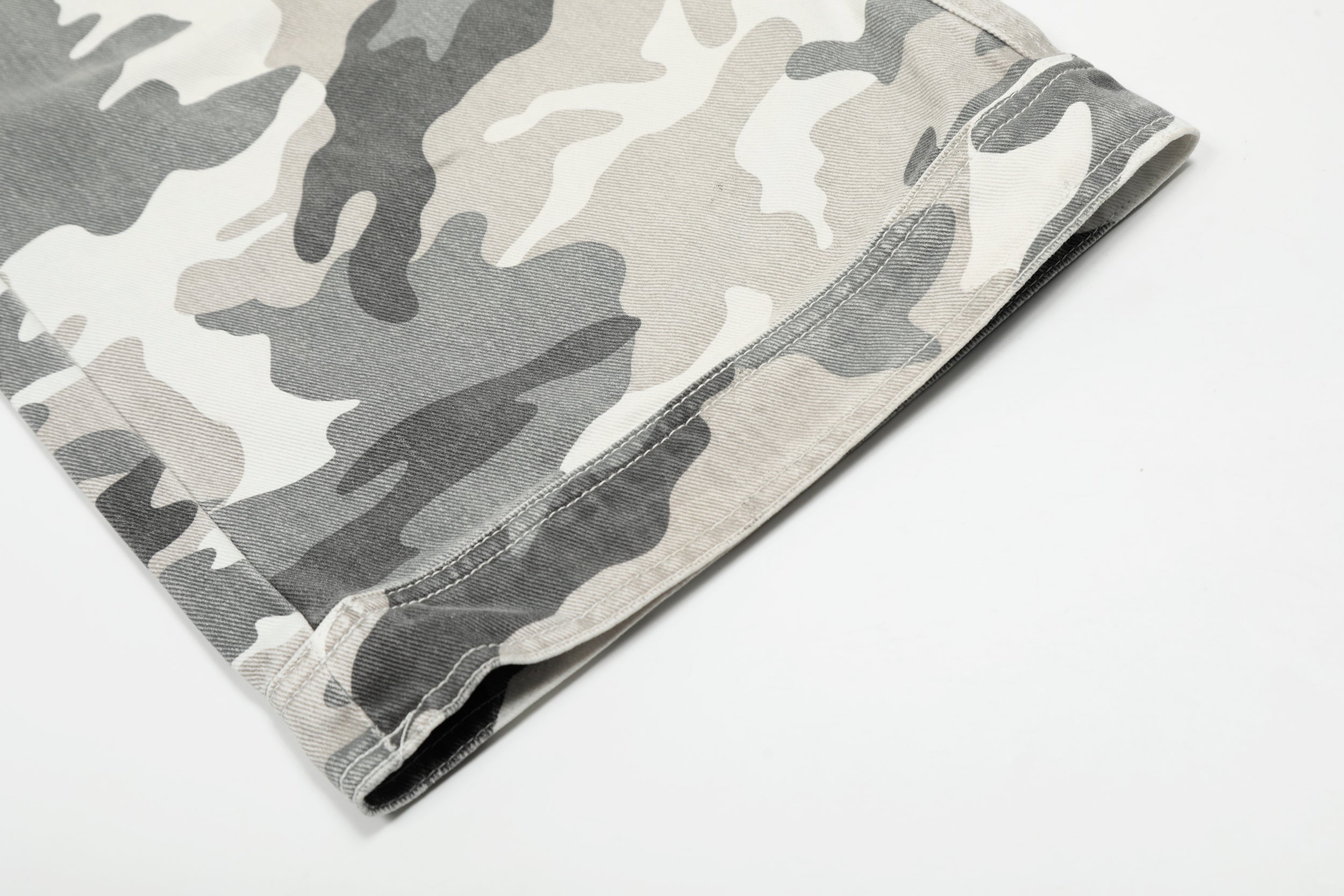 Arctic Camo Cargo Pants | Wide-Leg Tactical Streetwear
