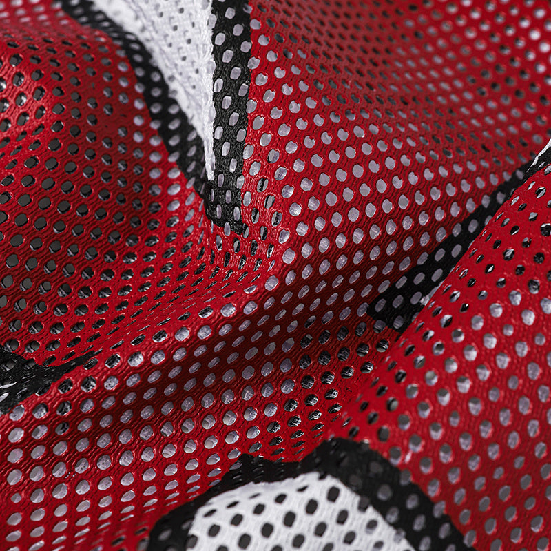 Gothic Cross Mesh Football Jersey | Number 97 Street Style