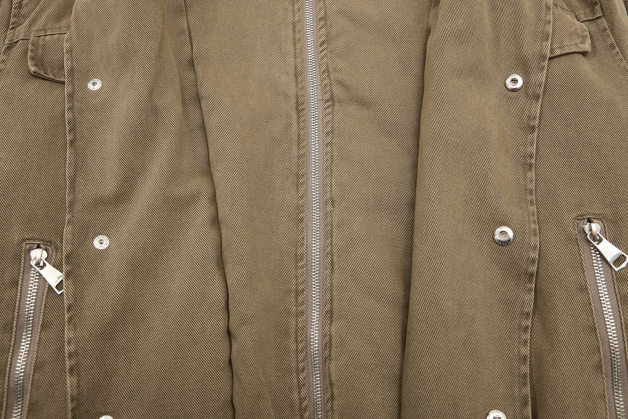 Omirad Layered Utility Bomber Jacket with Faux Fur Collar