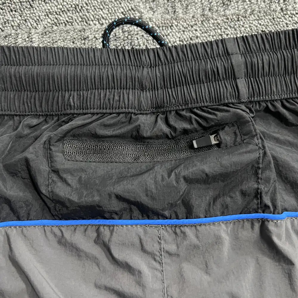 Syna World Grey Black Patchwork Track Pants