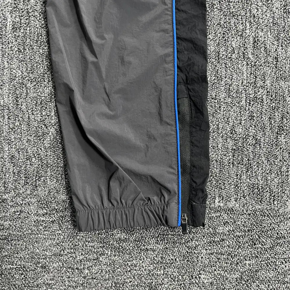 Syna World Grey Black Patchwork Track Pants