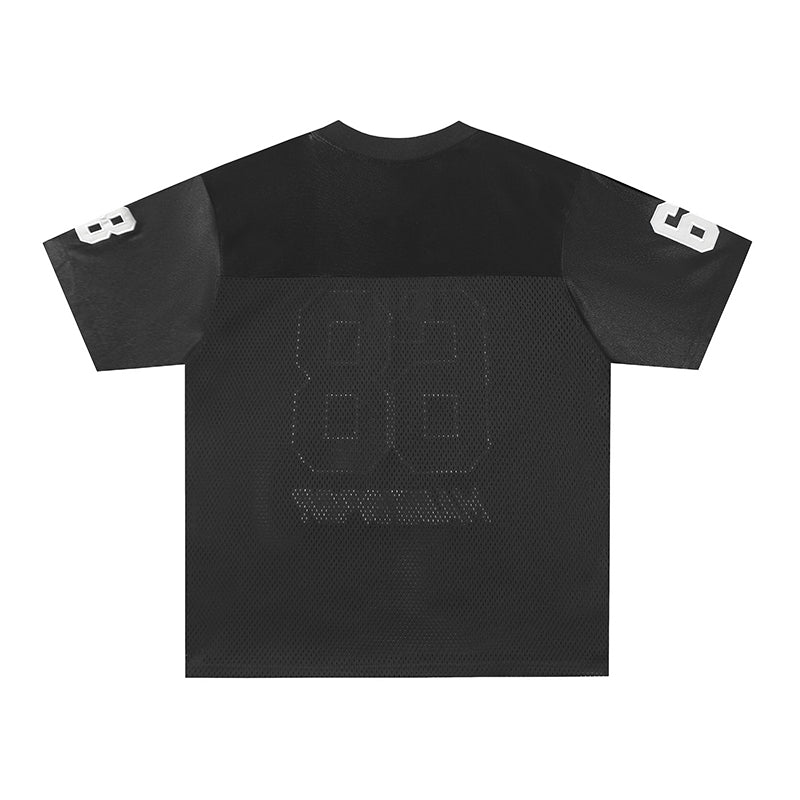 Varsity Star Football Jersey #68 | Streetwear Mesh Sports Tee