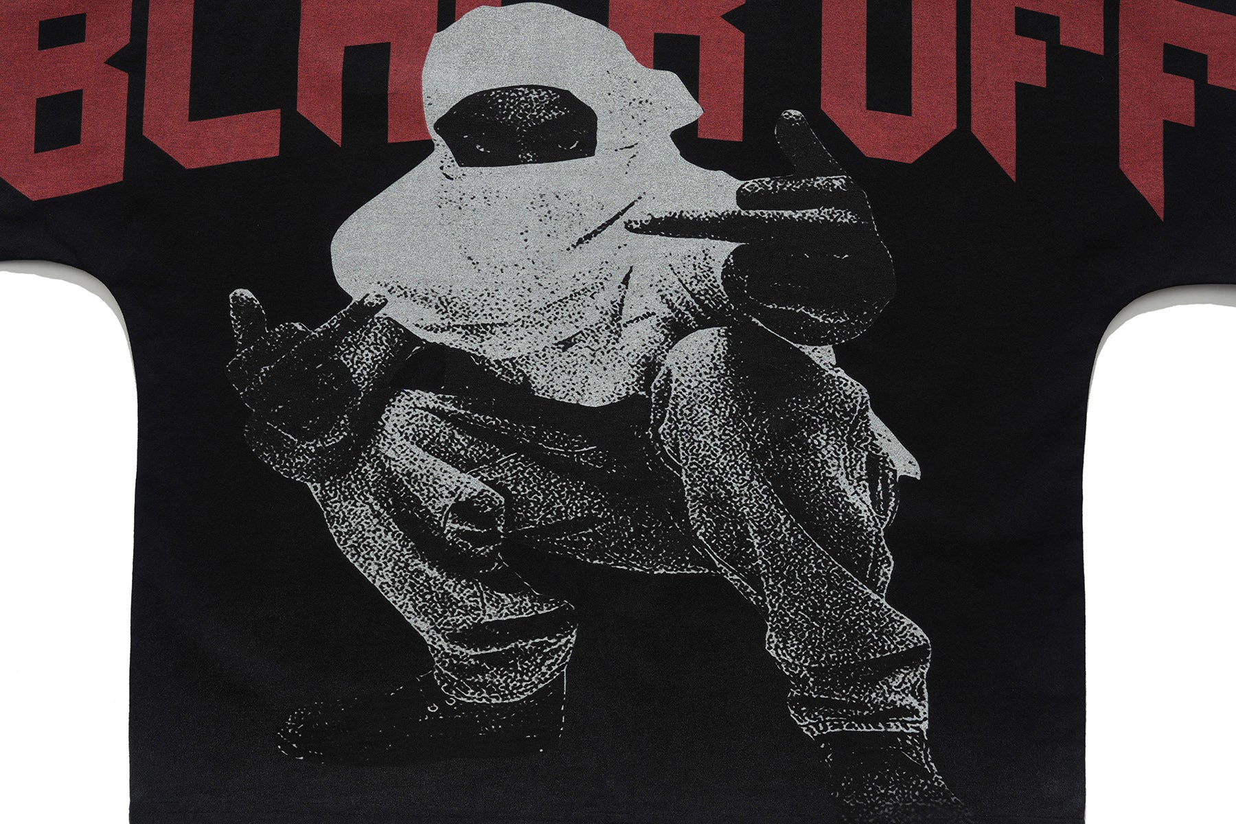 Omirad Black Off Oversized Graphic Tee | Vintage Wash Streetwear