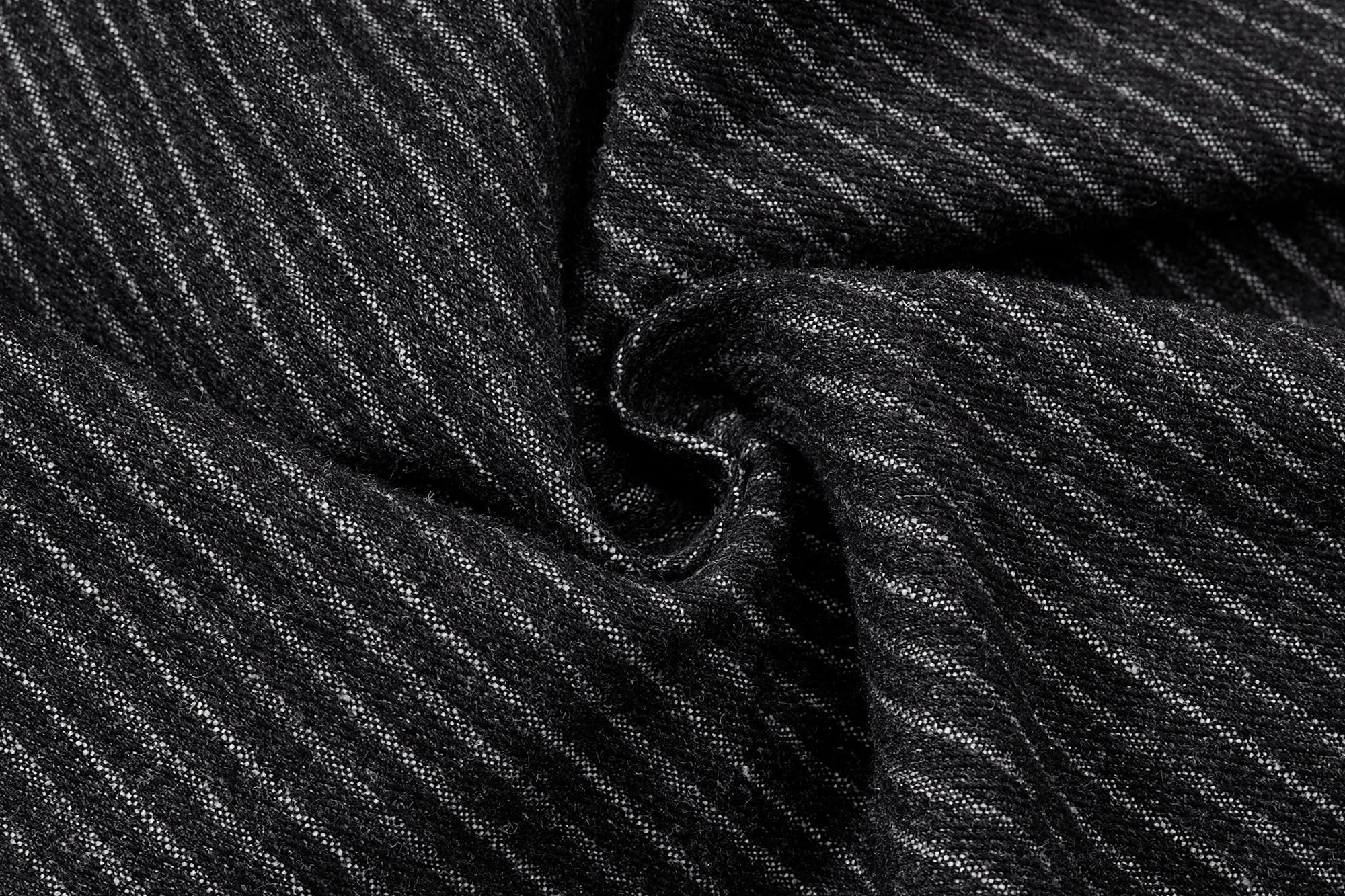 Omirad Pinstripe Barrel Trousers | Wide-Leg Pleated Pants