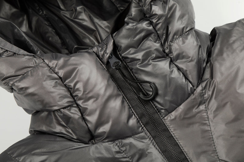 Omirad Lightweight Nylon Puffer Pullover Jacket with Hood