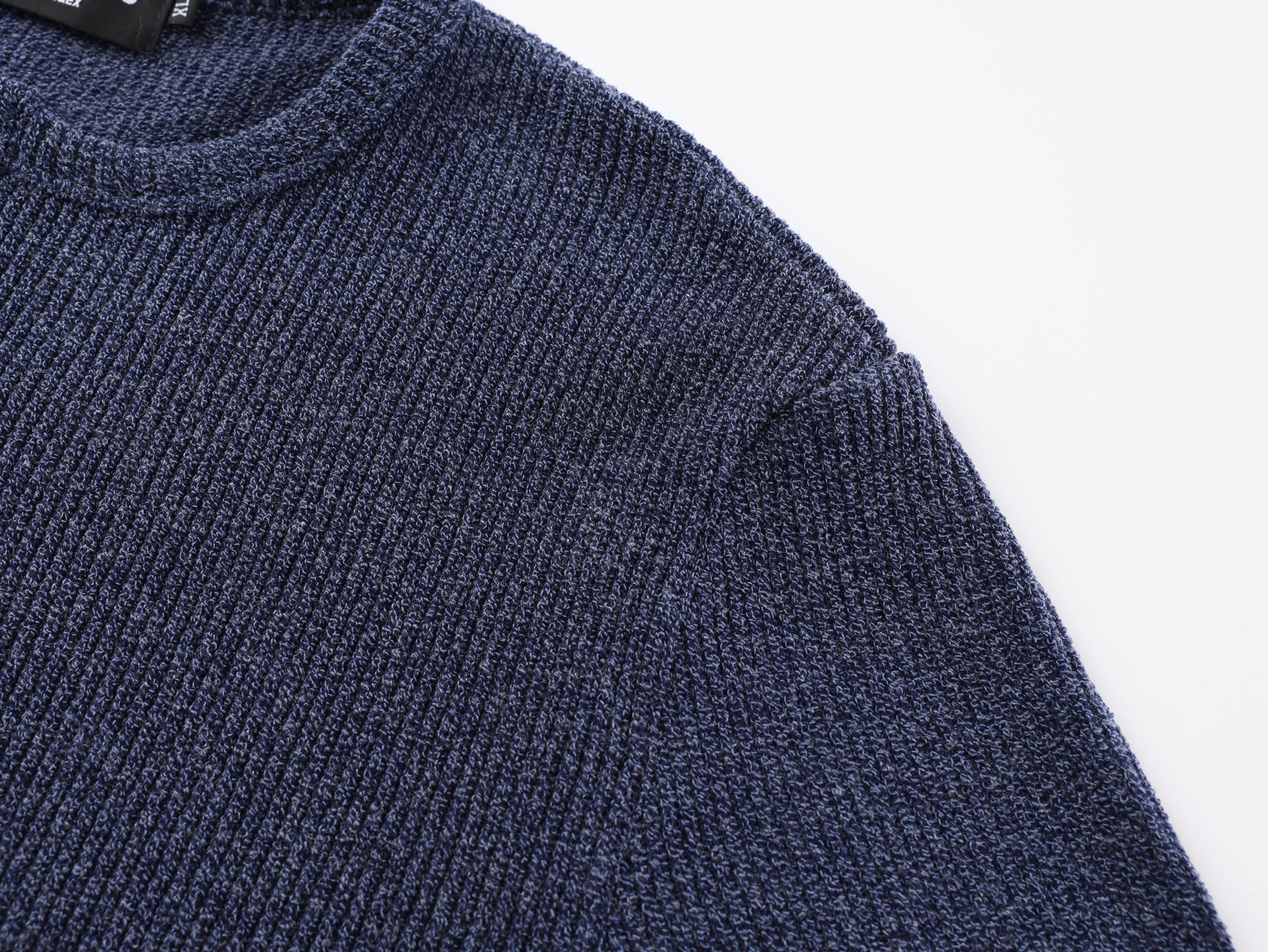 Ribbed Henley Long-Sleeve Tee | Relaxed Everyday Knit Top