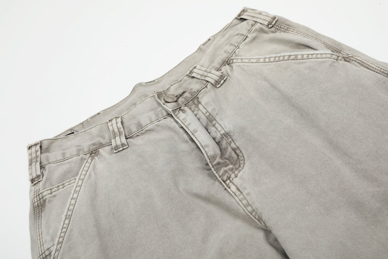 Omirad Vintage Washed Cargo Wide-Leg Pants | 100% Cotton