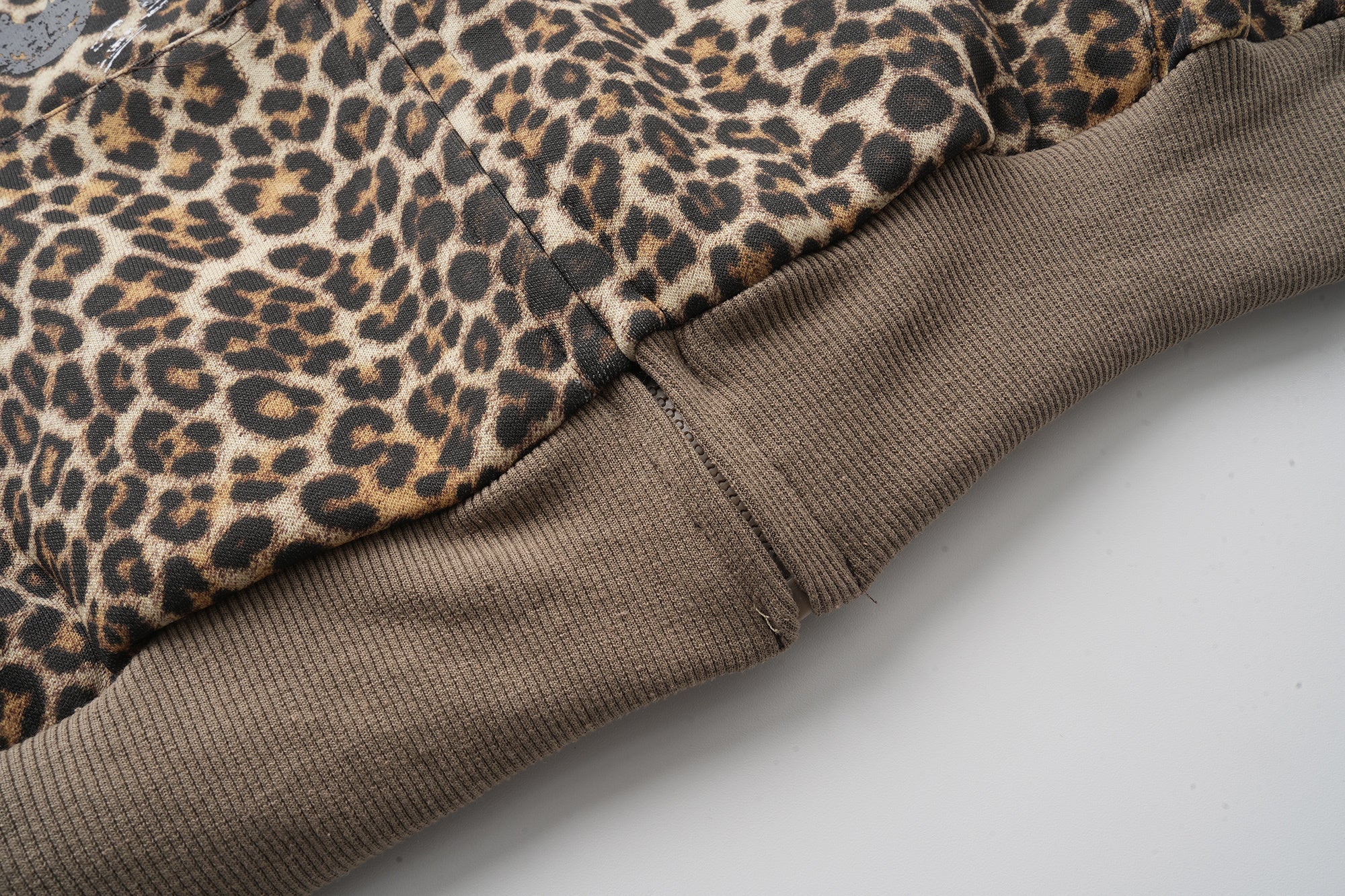Leopard Print Graphic Zip-Up Hoodie | Bold Streetwear