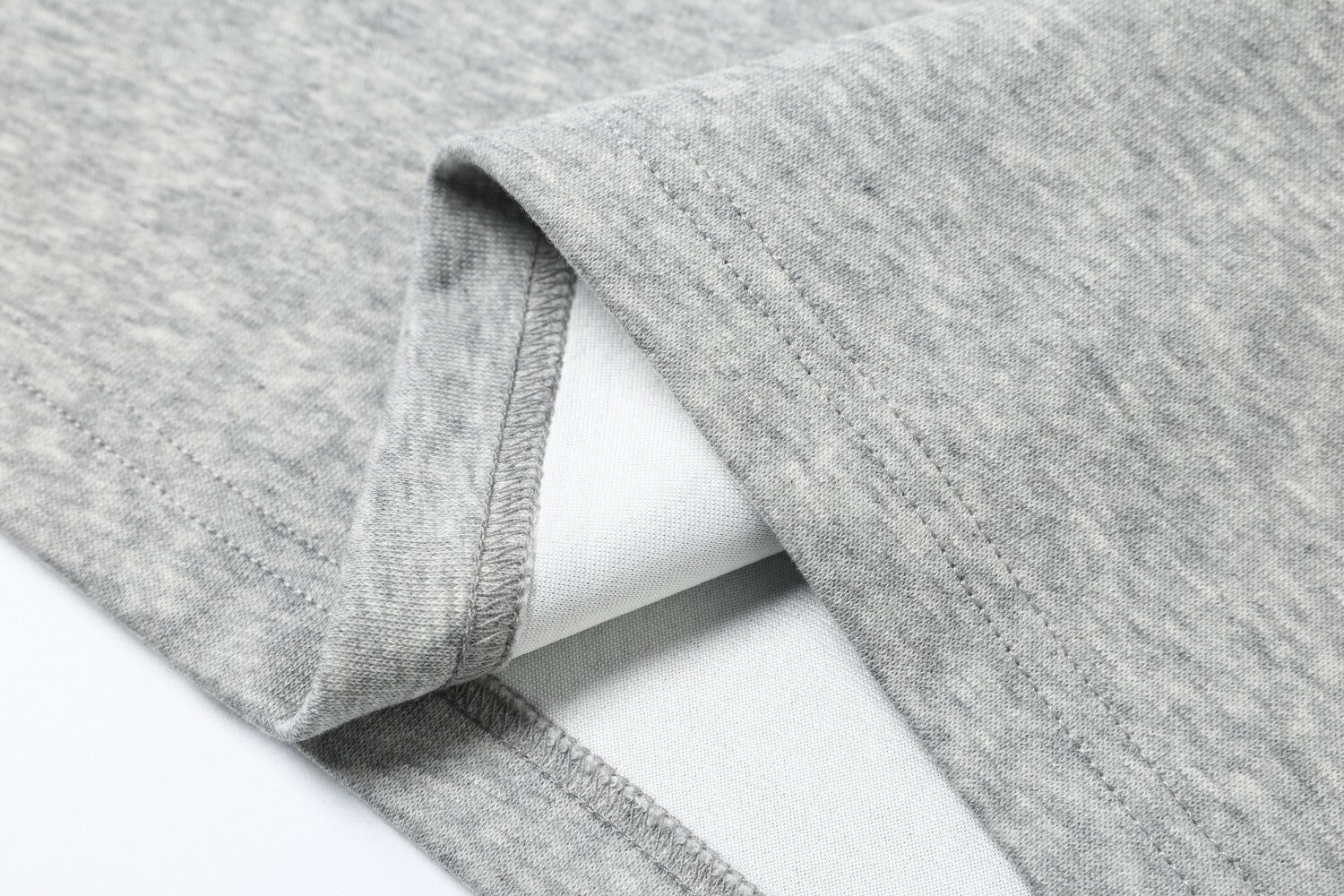 Patchwork Polo Sweatshirt with Contrast Denim Collar