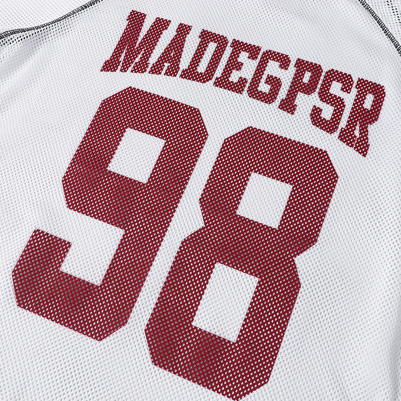 Omirad Mesh Varsity Jersey | Breathable Athletic Street Top