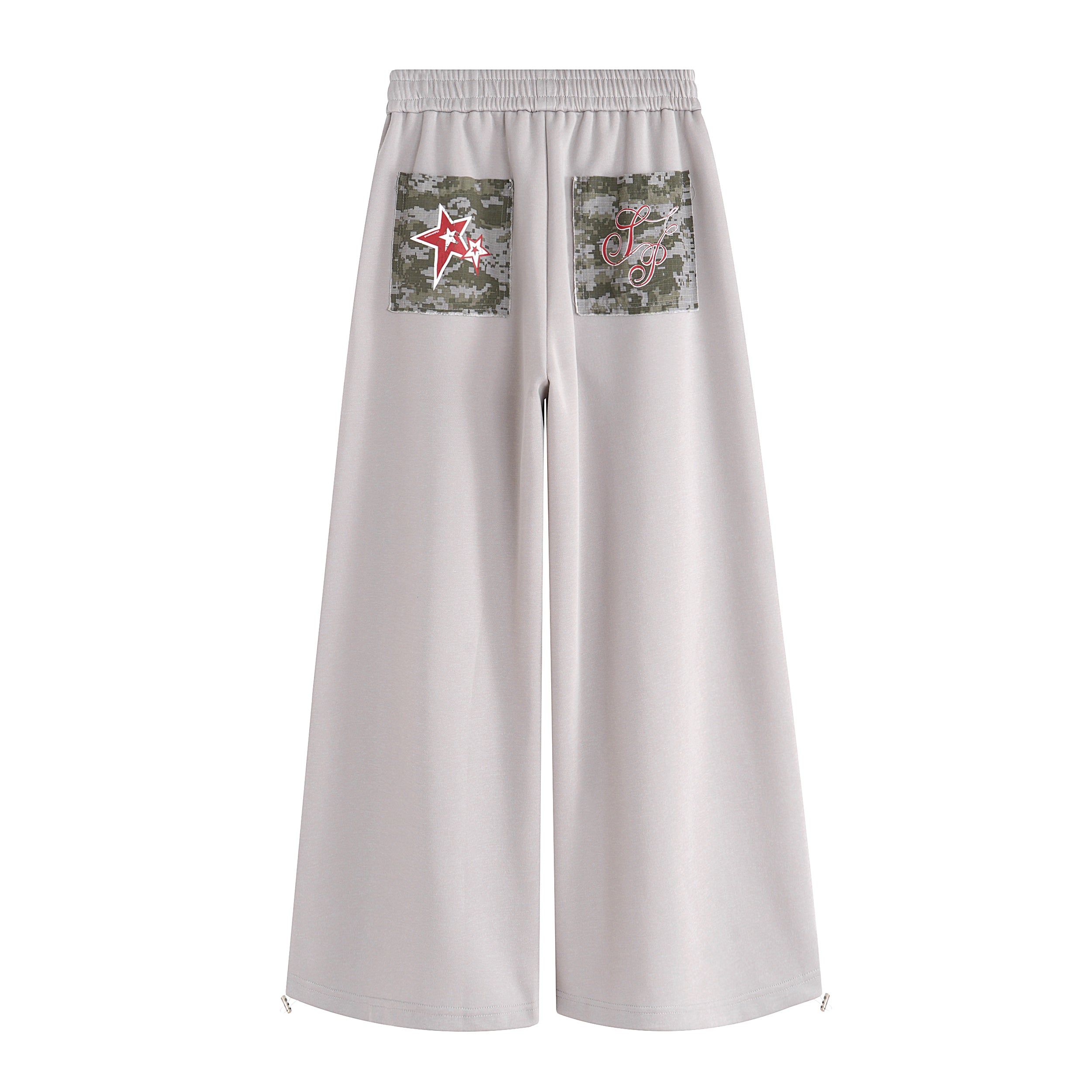 Digital Camo Star Wide-Leg Pants | Bold Streetwear