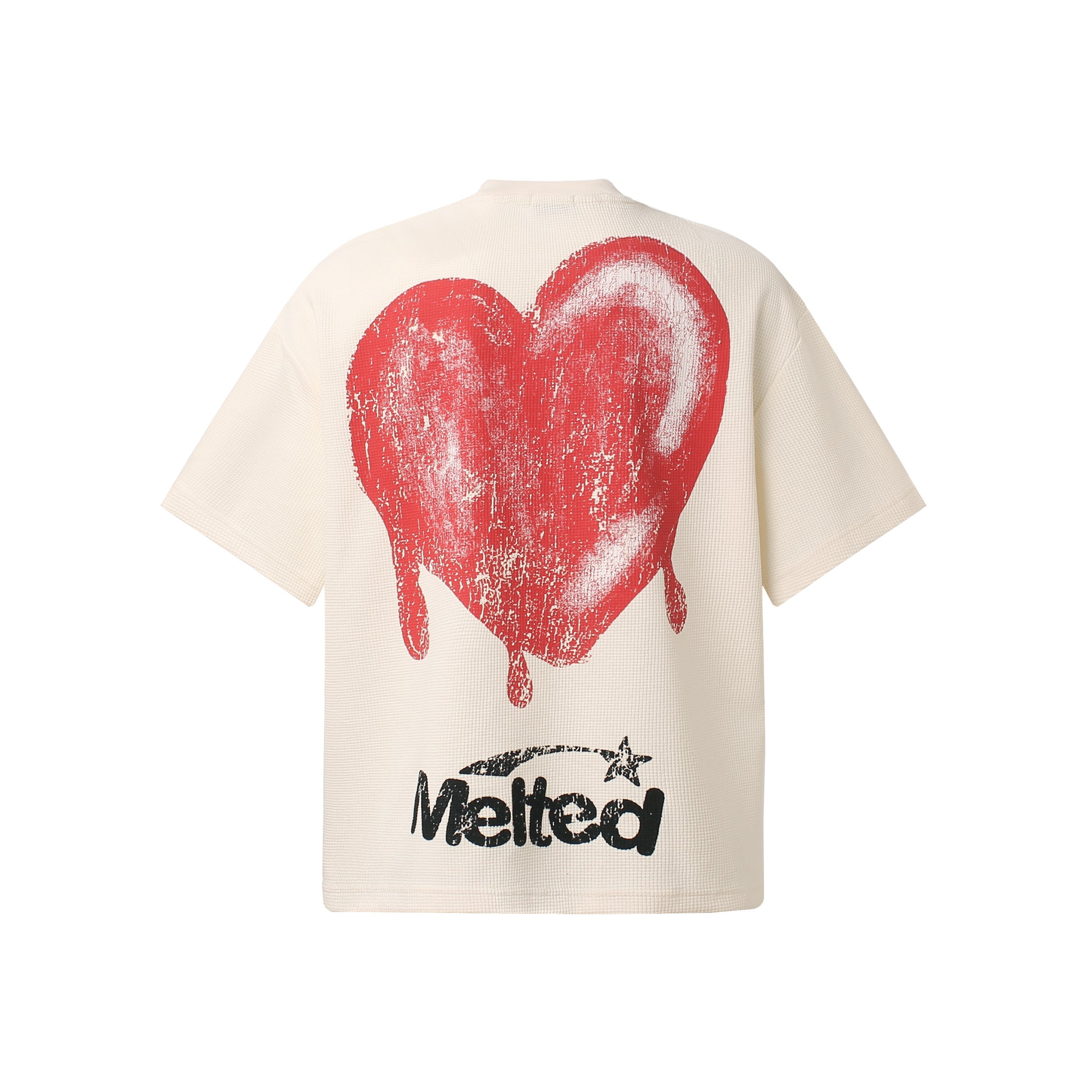 Melted Heart Ribcage Graphic Tee | Bold Streetwear T-Shirt