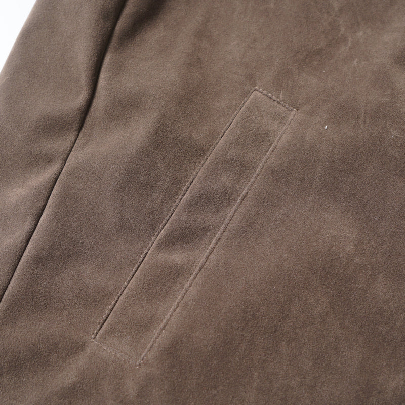 Omirad Vintage Toggle Zip Jacket | Washed Brown Workwear