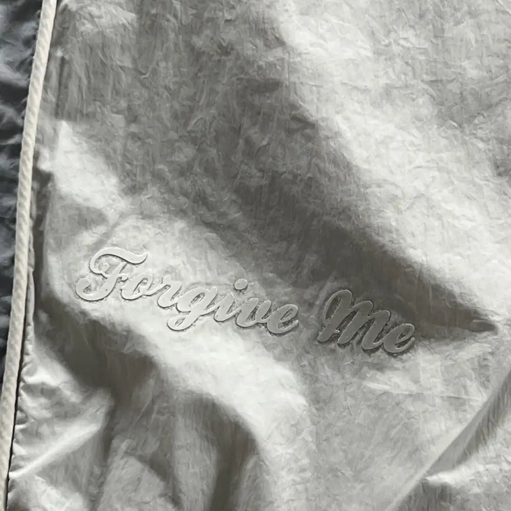 Syna World Grey Yellow Logo Track Pants