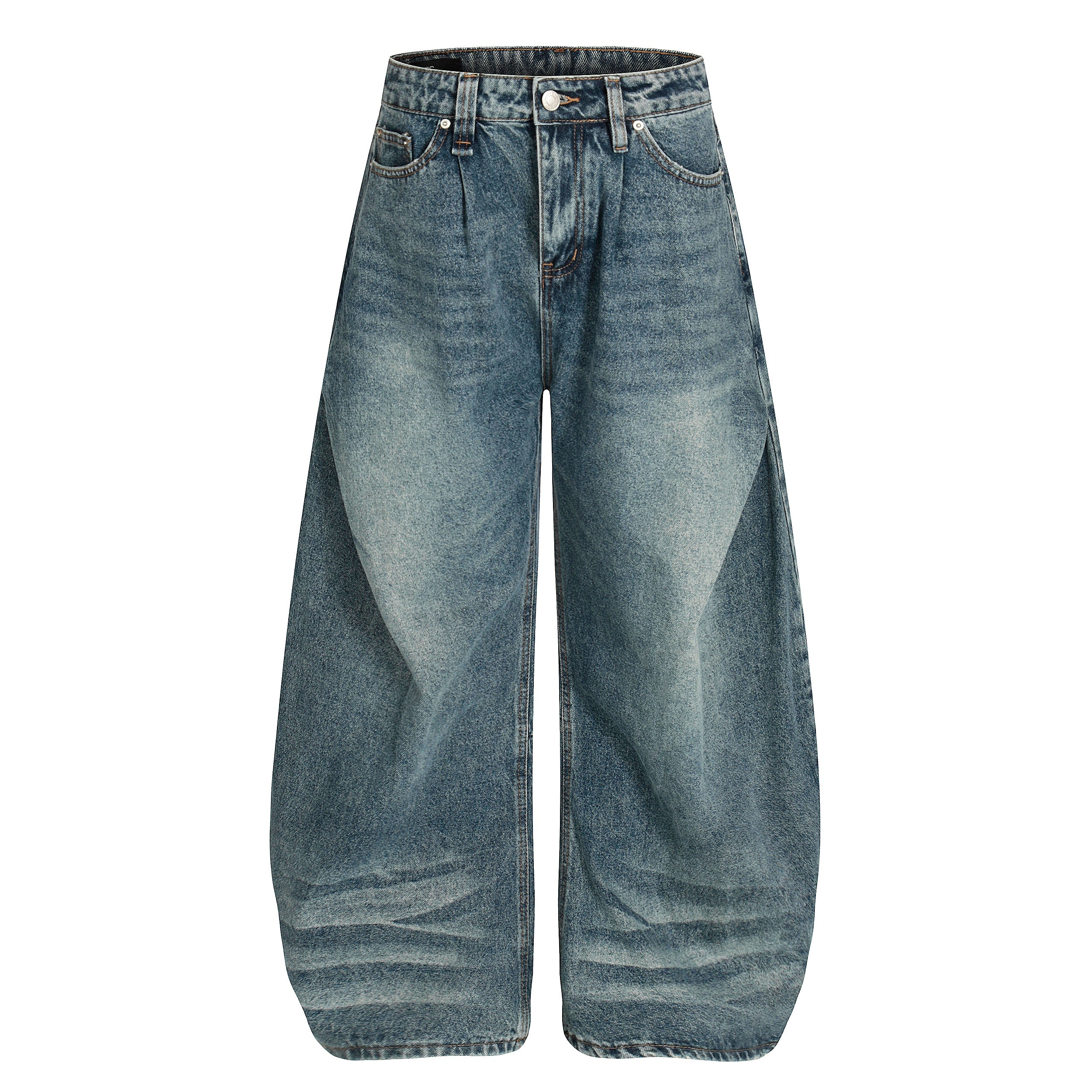 Omirad 3D Panel Balloon Fit Vintage Jeans | Wide Leg Denim