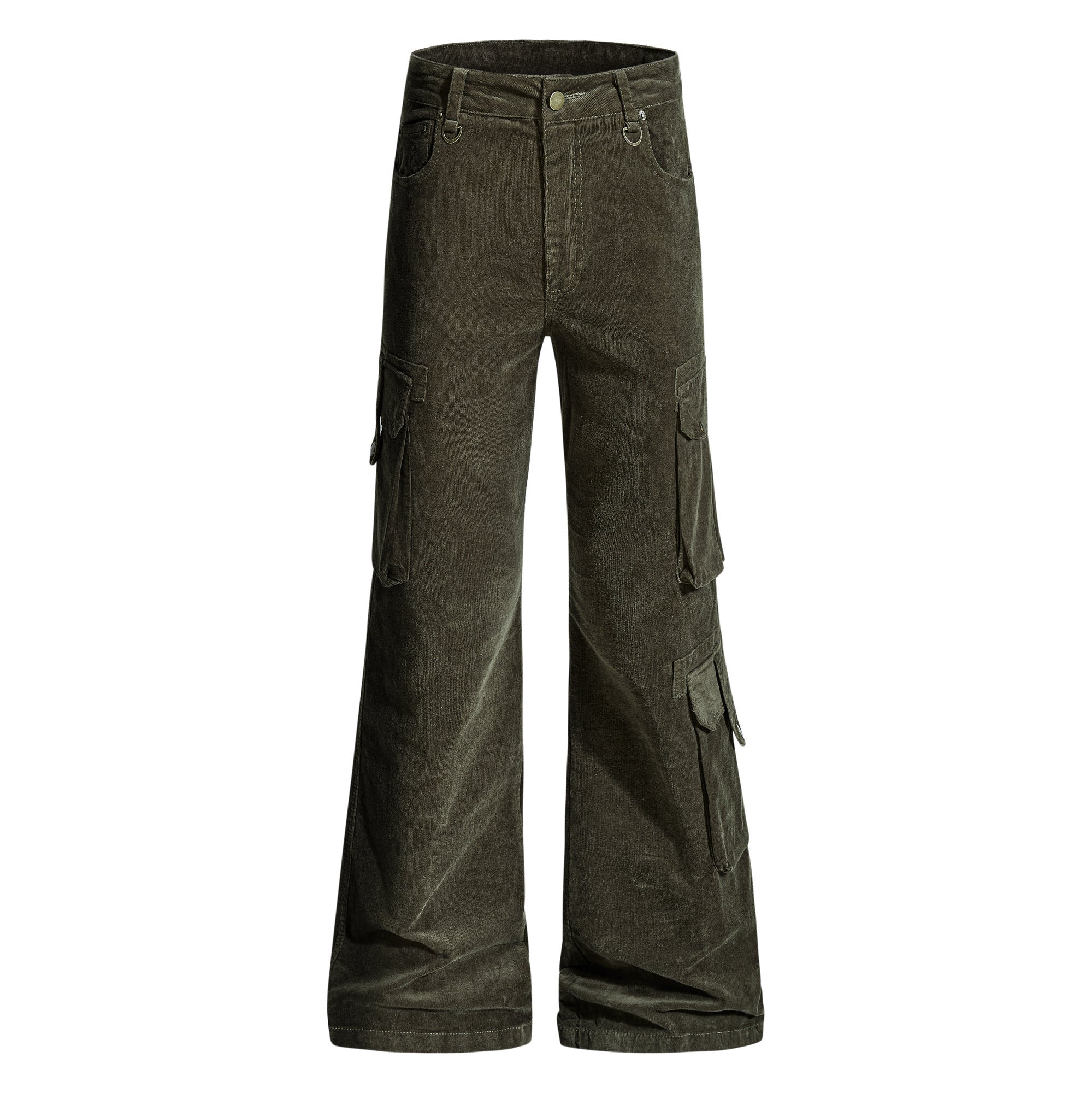 Washed Utility Flared Cargo Pants | Street-Ready Style