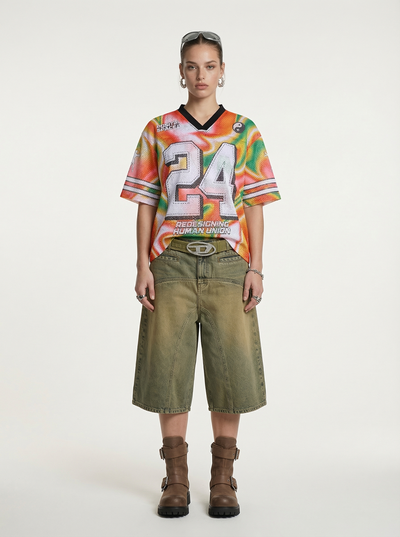 Omirad Eternity 24 Liquid Gradient Mesh Jersey T-Shirt