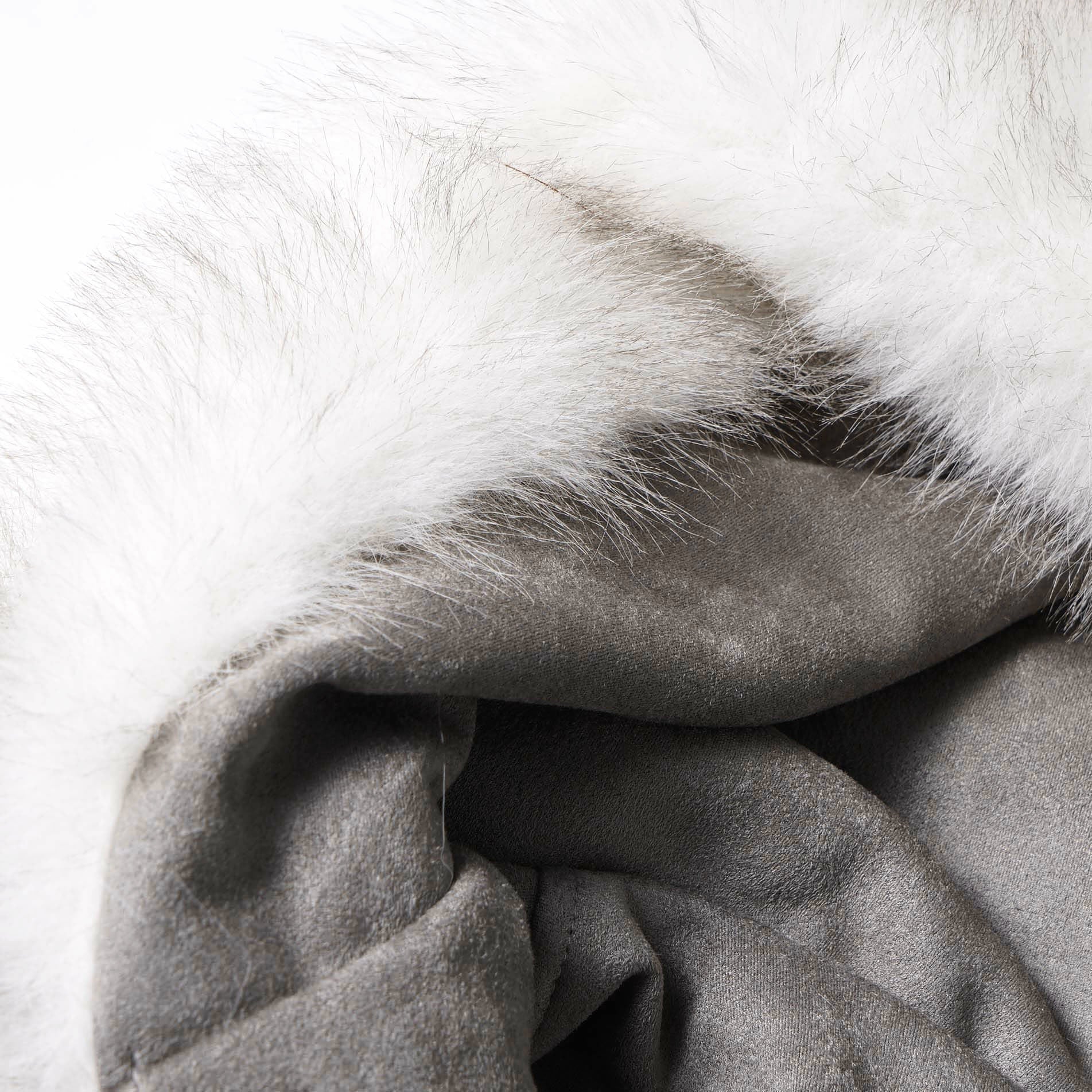 Omirad Reversible Faux Fur Hooded Jacket | Two Looks in One