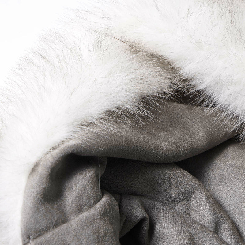 Omirad Reversible Faux Fur Hooded Jacket | Two Looks in One