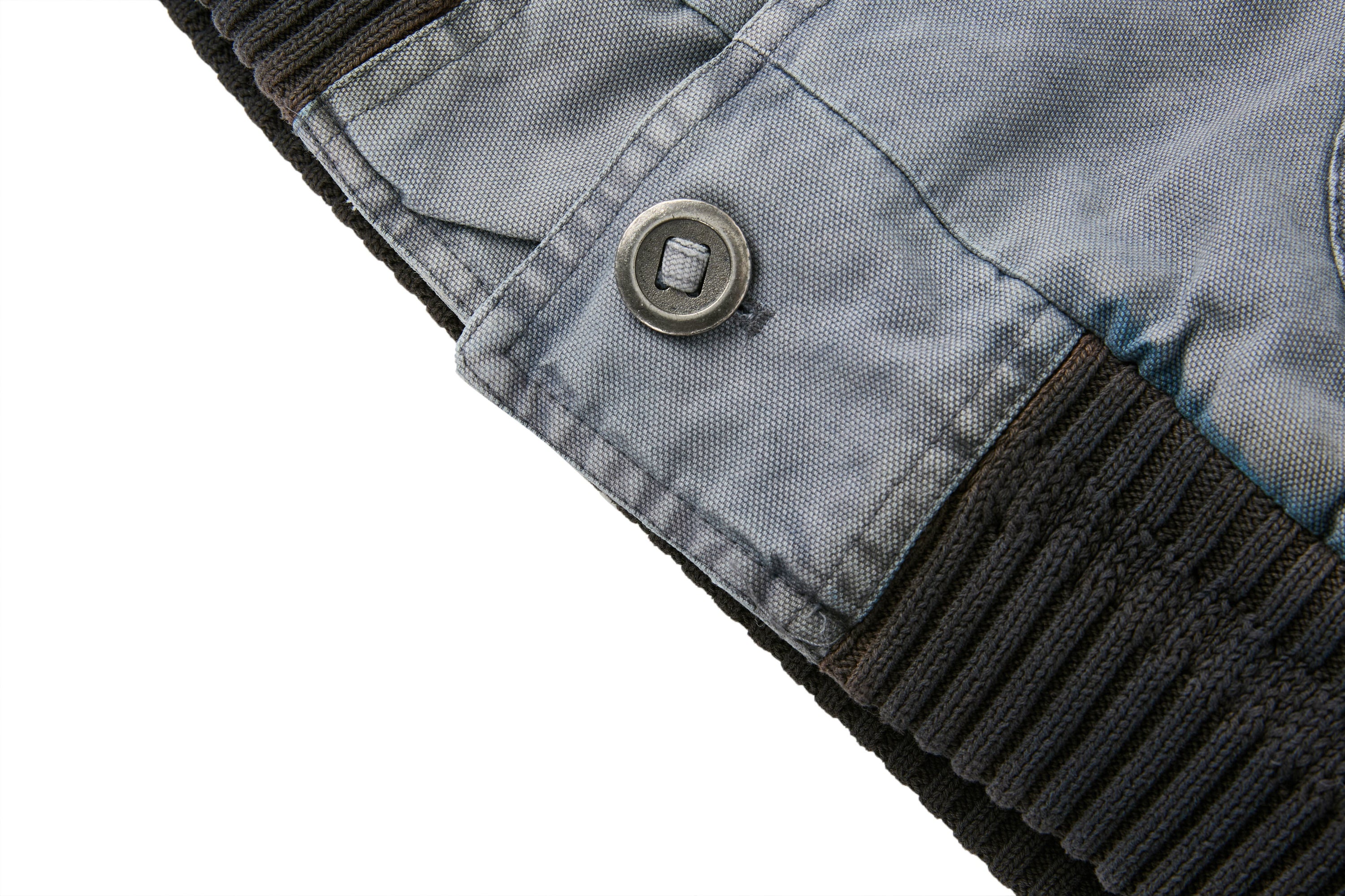 Omirad Vintage Washed Varsity Bomber Jacket | Cropped Fit