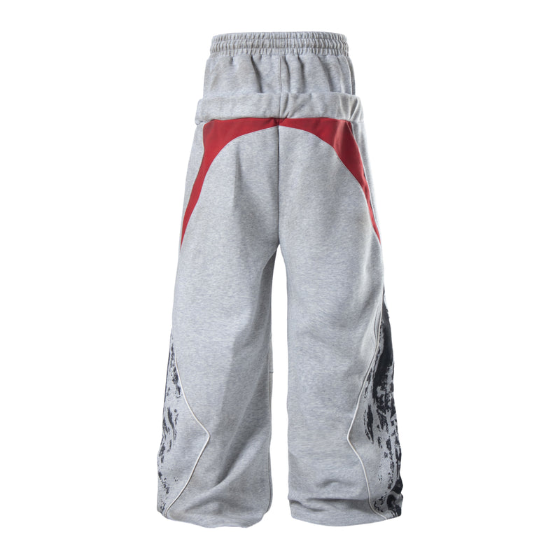 Tech Panel Wide-Leg Sweatpants | Bold Streetwear Fit