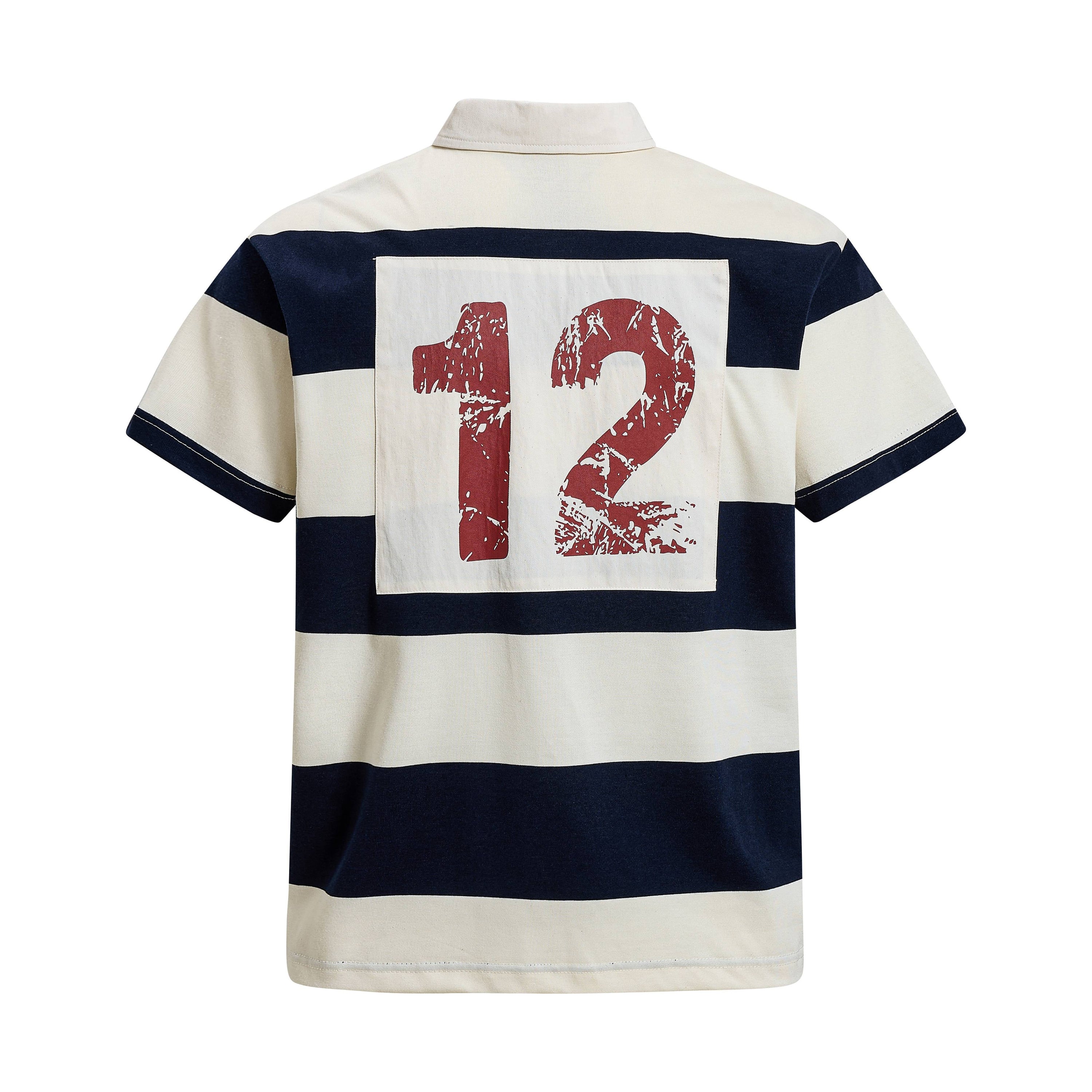 Omirad Heritage Stripe Rugby Polo | Streetwear Rugby Shirt