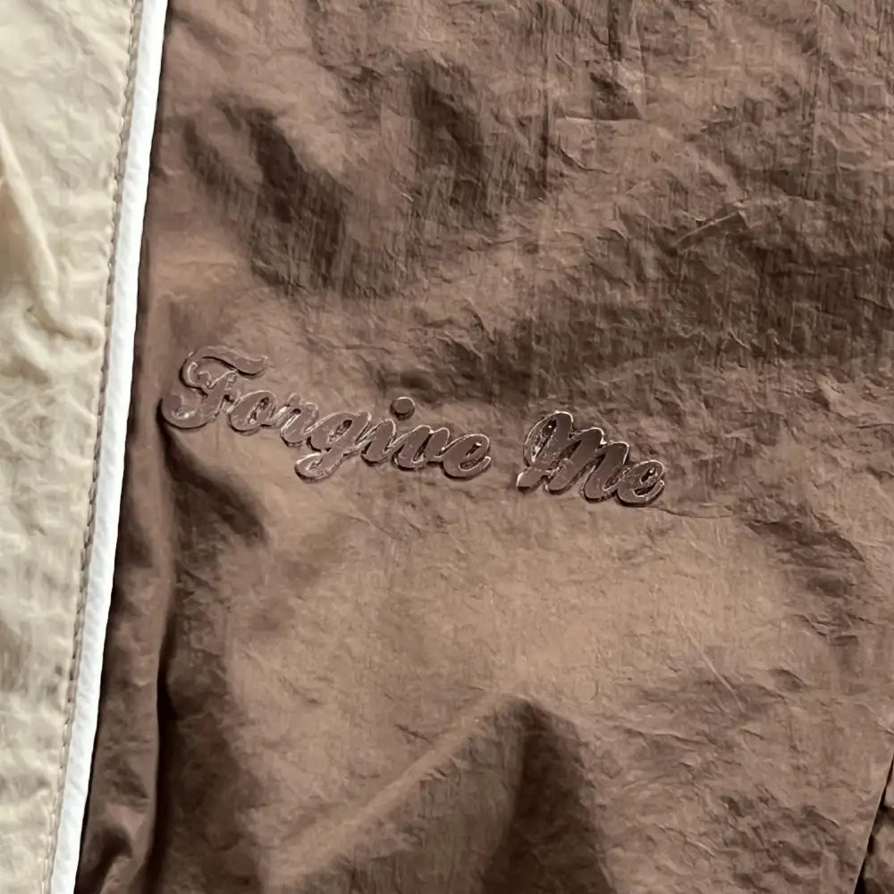 Syna World Brown Beige Side Stripe Track Pants