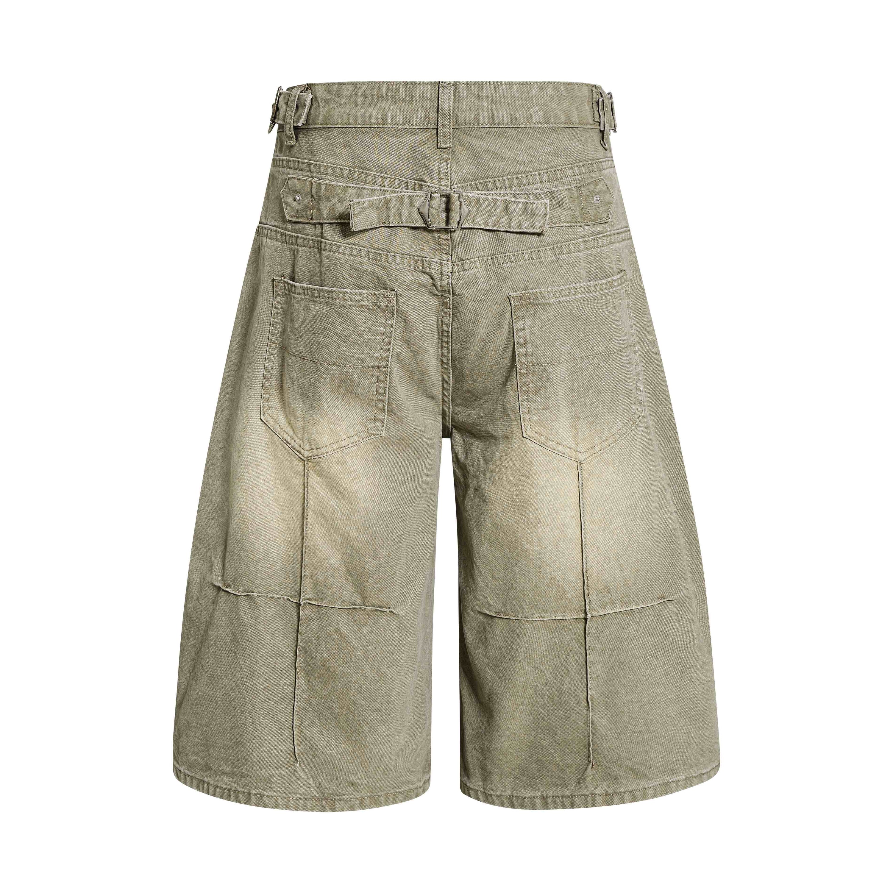 Omirad Vintage Wide-Leg Denim Shorts | 100% Cotton