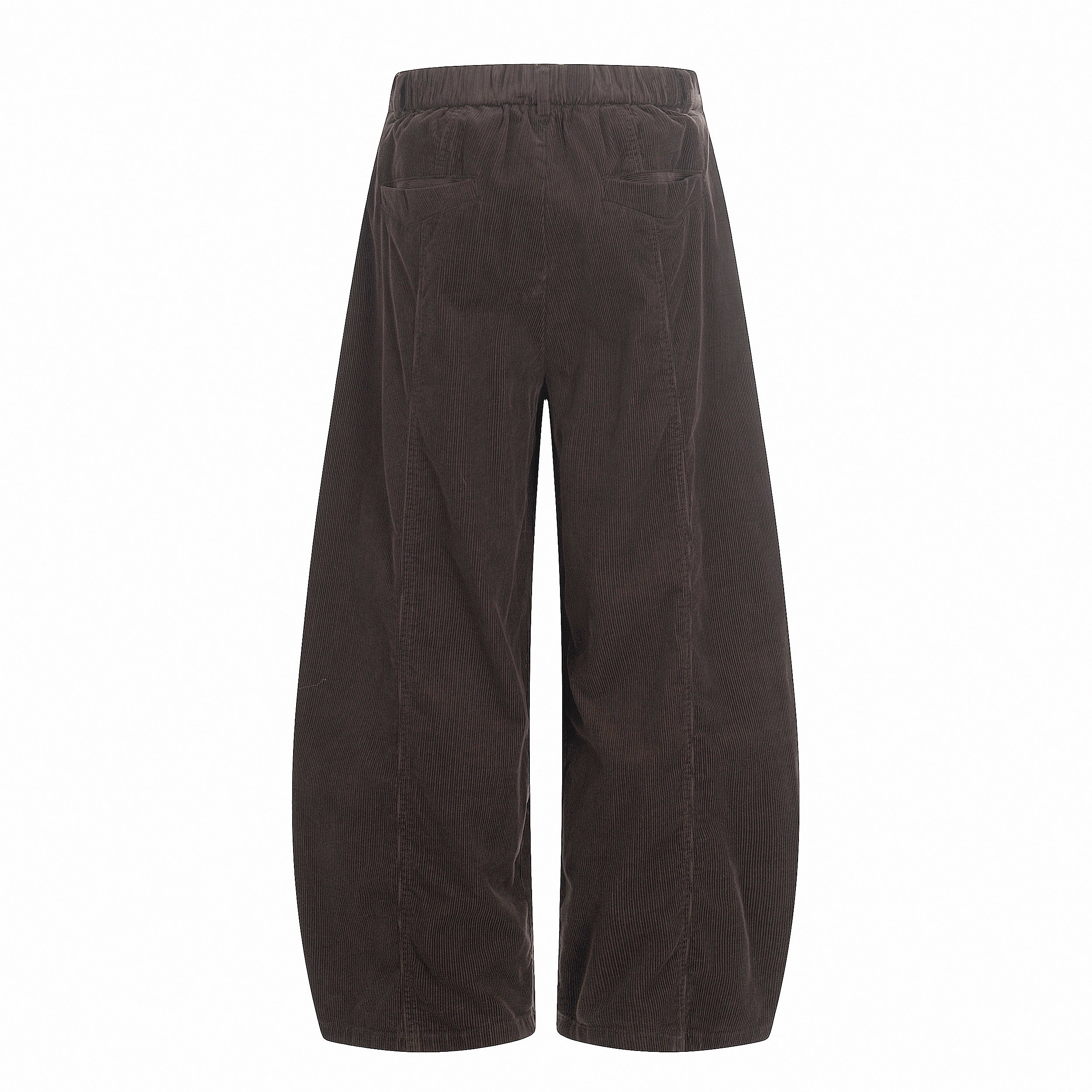 Omirad Wide-Leg Corduroy Pants | 100% Cotton Pleated Trousers