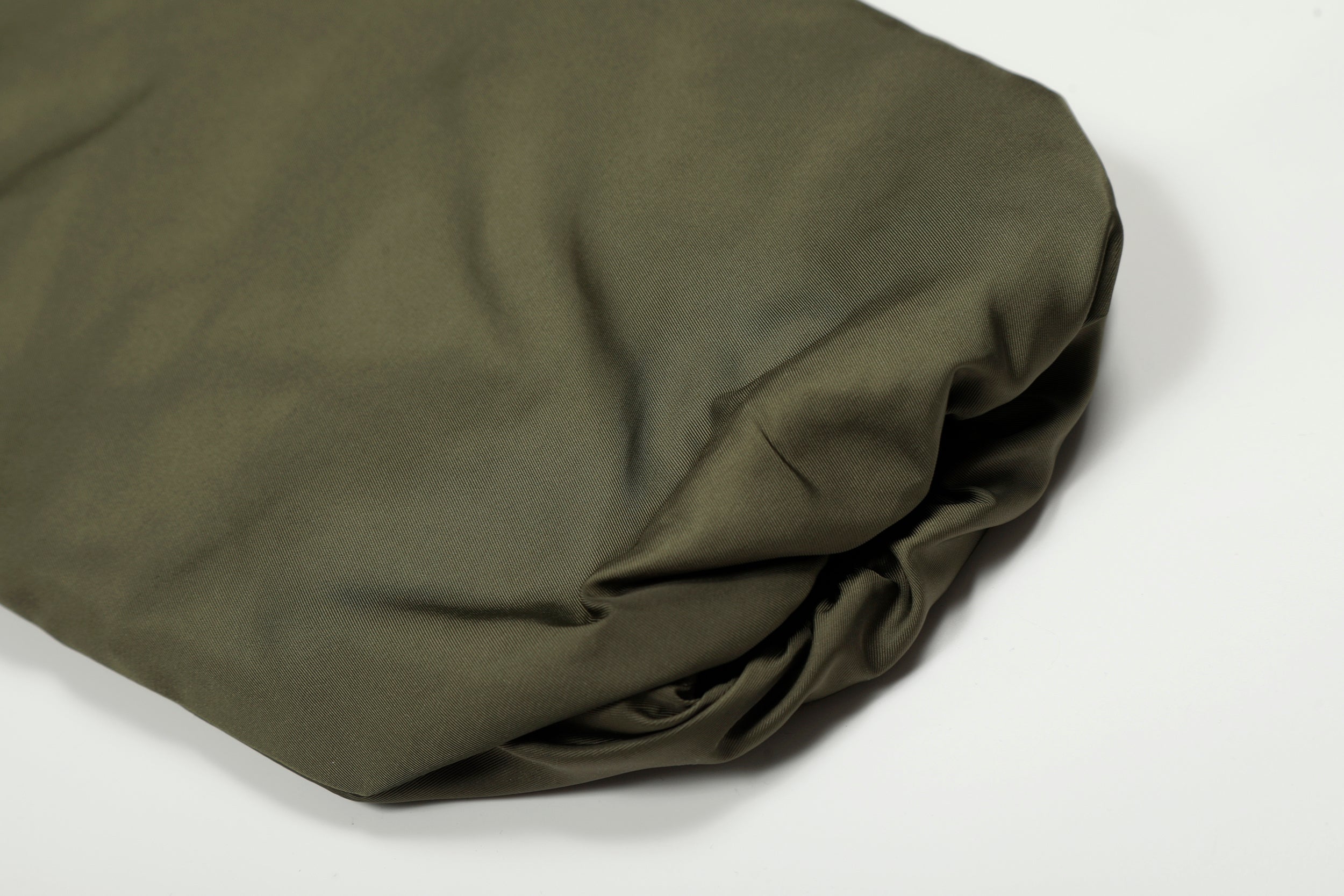 Faux Fur Trimmed Hooded Puffer Jacket | Army Green & Black