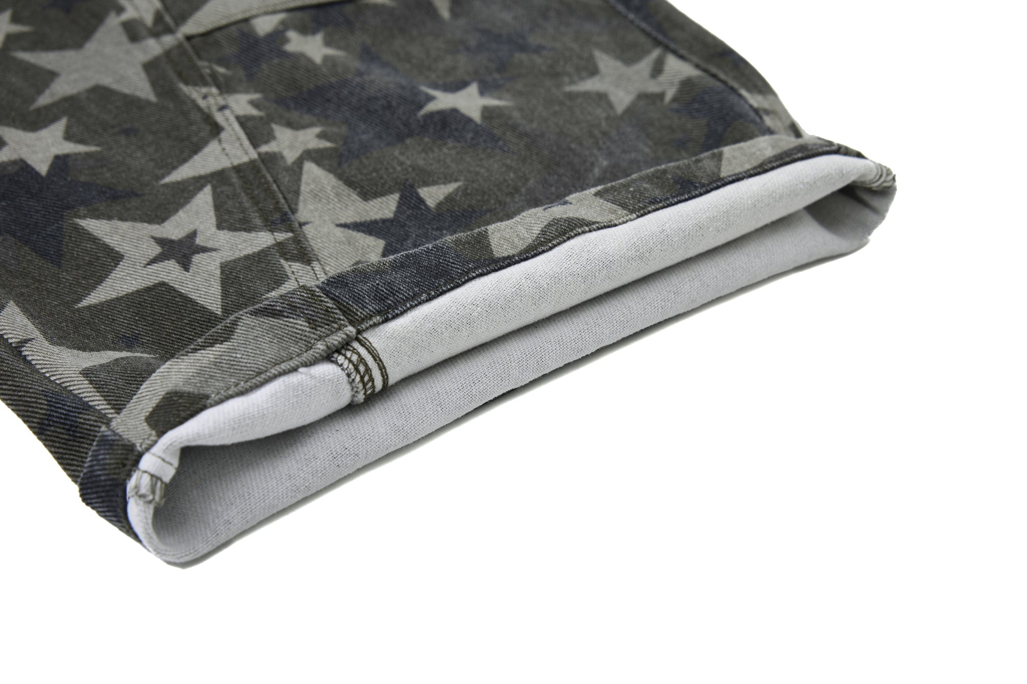 Omirad All-Star Barrel Leg Jeans | Vintage Wash Star Print Denim