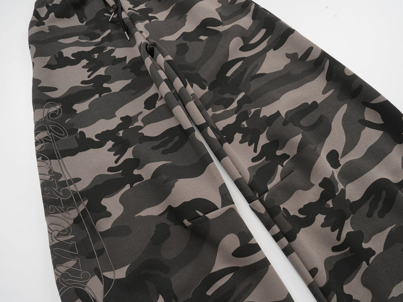 Omirad Camo Wide-Leg Track Pants | Tactical Streetwear