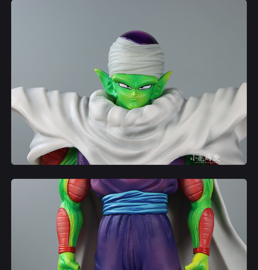 Dragon Ball Z Piccolo Figure – 32cm, 1.3kg – Classic Pose with Cloak and Orange Boots