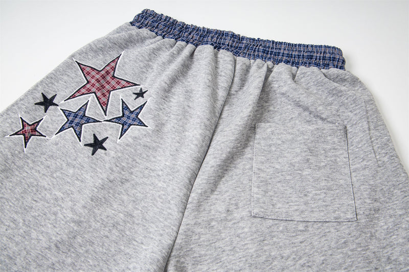 Double-Waist Checkered Print Wide-Leg Track Pants | Y2K Streetwear